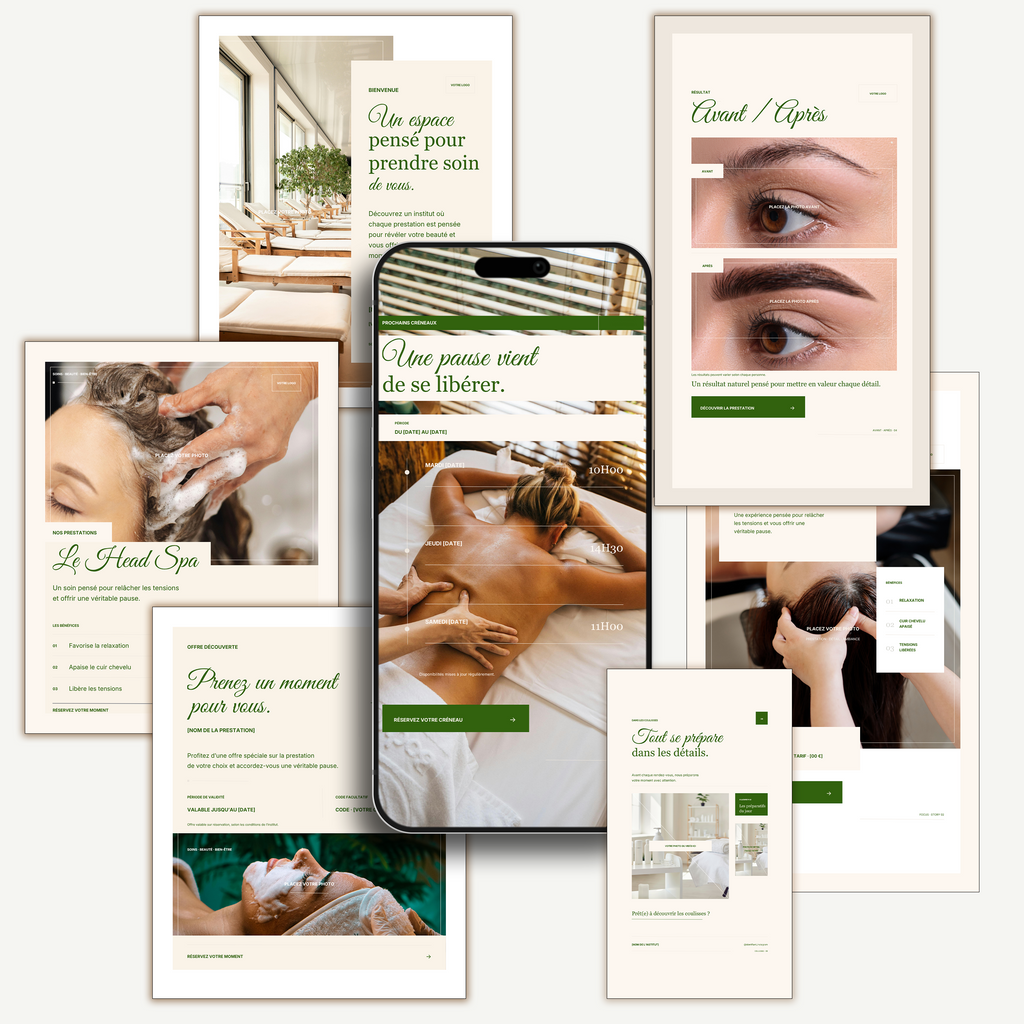 Couverture du pack Instagram Institut et Bien-être BACO