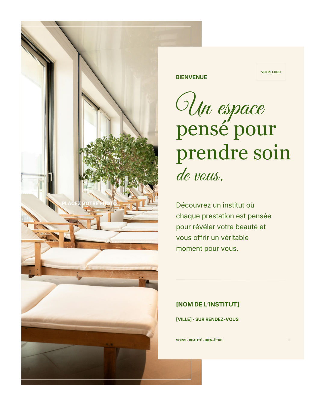 Pack Instagram Institut & Bien-être — 25 Templates Canva & Illustrator